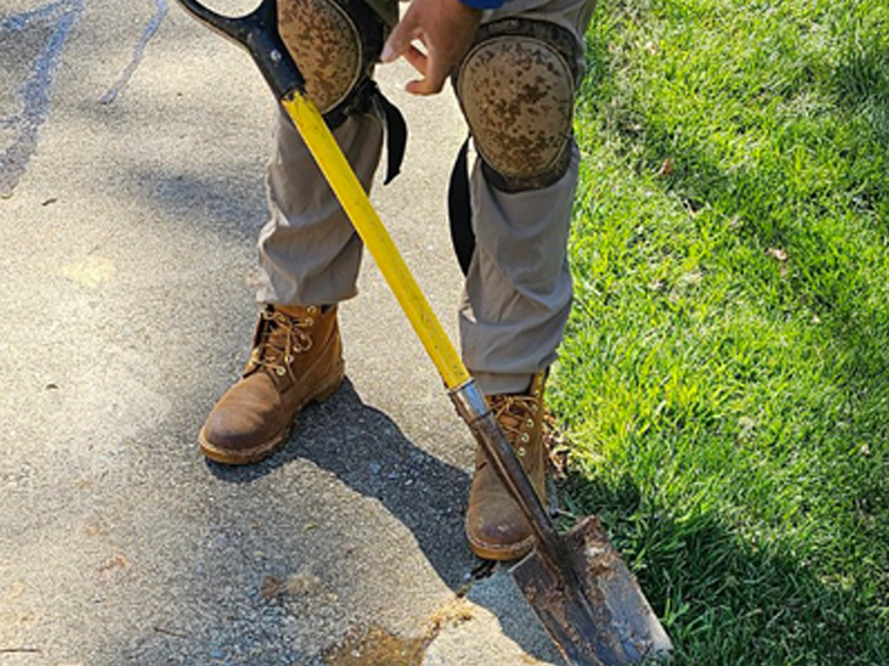 Sprinkler Pipe Leak Detection